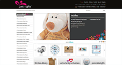 Desktop Screenshot of justforgifts.co.uk